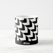 Mug Motif des Flèches triangles noir blanc (Centre)
