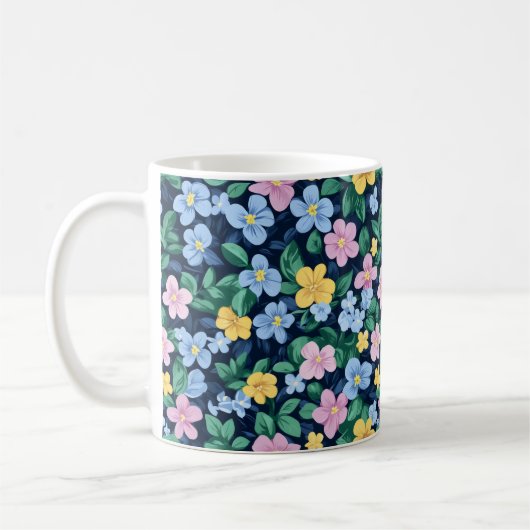 Mug Motif des fleurs de printemps (Gauche)