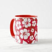 Mug Motif des fleurs d'Hibiscus (Devant gauche)