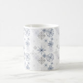 Mug Motif des flocons d'eau de Noël (Centre)