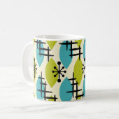 Mug Motif des gouttes atomiques modernes du milieu du  (Devant gauche)