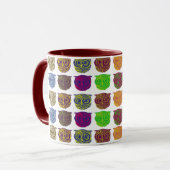 Mug Motif des hiboux (Devant gauche)
