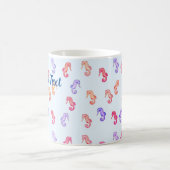Mug Motif des hippocampes colorés (Centre)