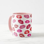 Mug Motif des lèvres (Devant gauche)