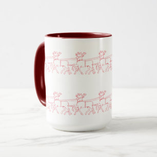 Mug Motif des rennes