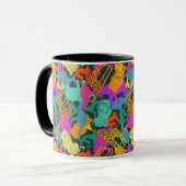Mug Motif des silhouettes animales (Devant gauche)