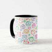 Mug motif des sourires (Devant gauche)