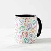 Mug motif des sourires (Devant droit)