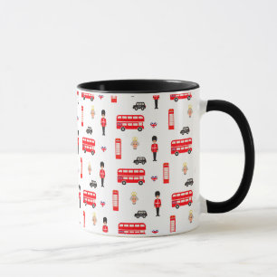 Mug Motif des symboles d'Angleterre