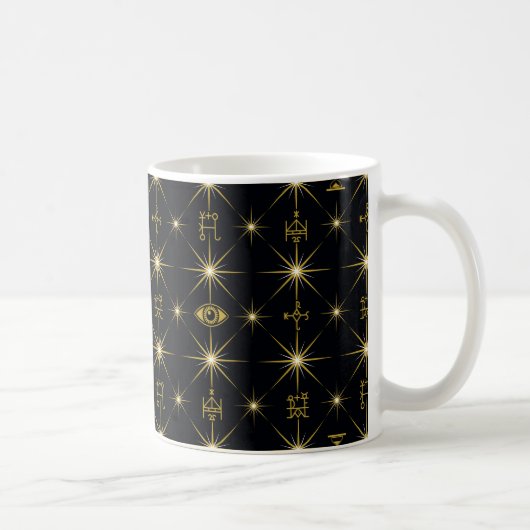 Mug Motif des symboles magiques (Droite)