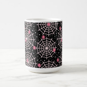 Mug Motif des toiles d'Halloween et araignées