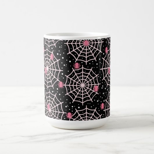Mug Motif des toiles d'Halloween et araignées (Centre)