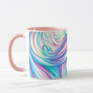 Mug Motif des torrents et des torrents bleus