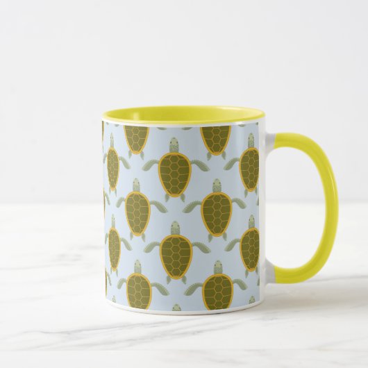 Mug Motif Des Tortues De Mer (Droite)