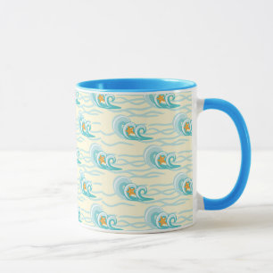 Mug Motif des vagues douces