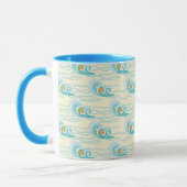 Mug Motif des vagues douces (Gauche)