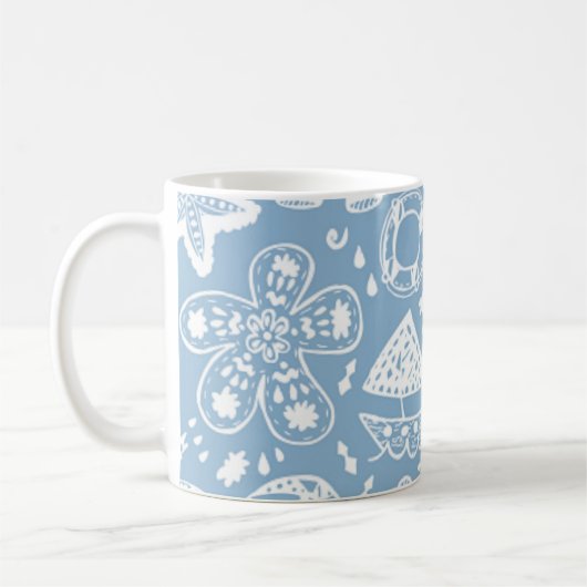 Mug Motif d'été (Gauche)
