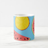 Mug Motif d'été avec ananas et pastèque, ba (Centre)