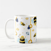 Mug Motif d'été du printemps de l'abeille au miel (Gauche)