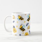 Mug Motif d'été du printemps de l'abeille au miel (Gauche)