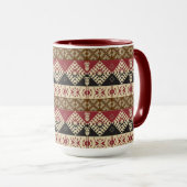 Mug motif d'ethnie africaine (Devant droit)