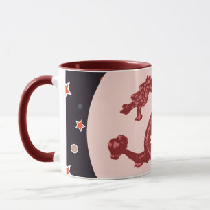 Mug Motif d'étoile de dragon chinois Art fantastique