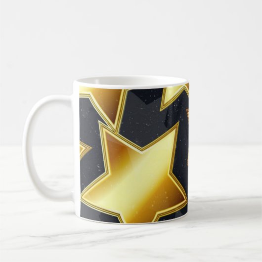 Mug Motif d'étoiles (Gauche)