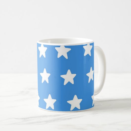 Mug Motif d'étoiles (Devant droit)