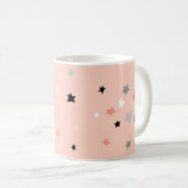 Mug Motif d'étoiles (Devant droit)
