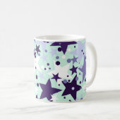 Mug Motif d'étoiles (Devant droit)