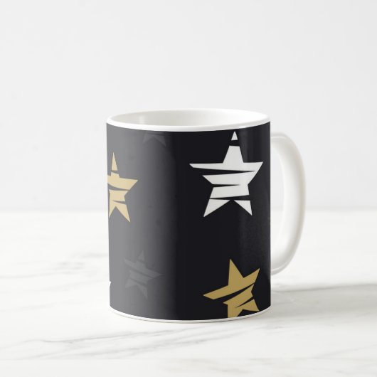 Mug Motif d'étoiles (Devant droit)