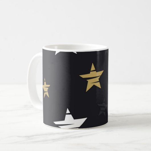Mug Motif d'étoiles (Devant gauche)
