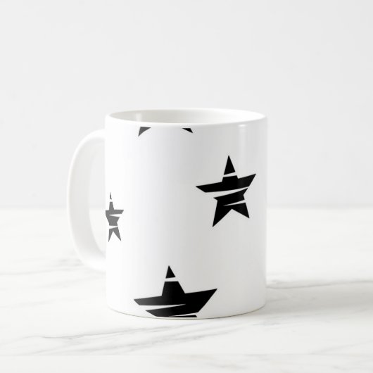 Mug Motif d'étoiles (Devant gauche)