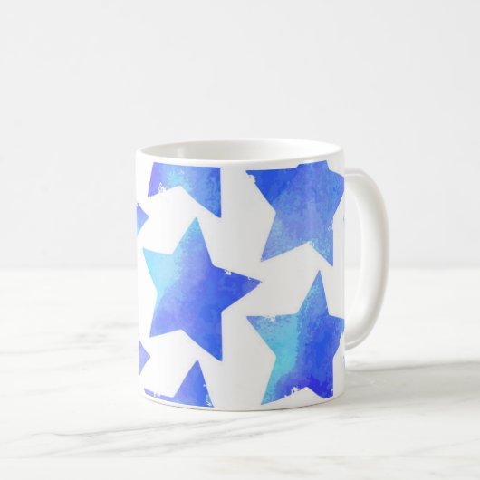 Mug Motif d'étoiles (Devant droit)