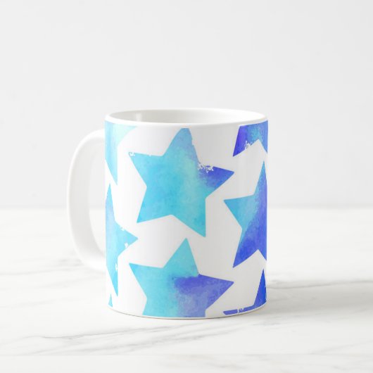Mug Motif d'étoiles (Devant gauche)