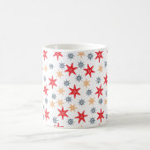 Mug Motif d'étoiles de mer et de volants (Centre)