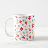 Mug Motif d'étoiles de mer et de volants (Gauche)