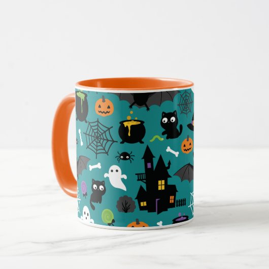Mug Motif d'Halloween (Devant gauche)