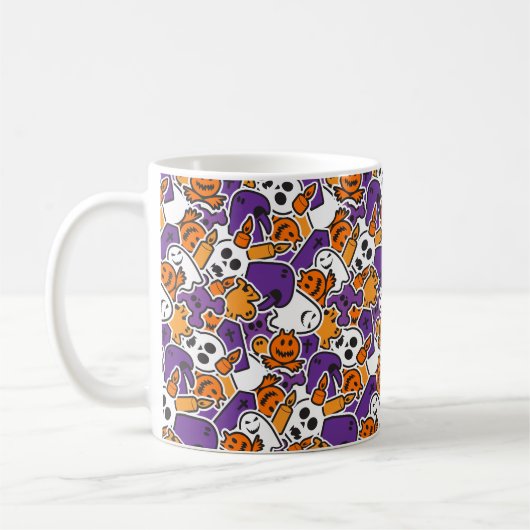 Mug Motif d'Halloween (Gauche)