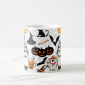 Mug Motif d'Halloween. Éffrayant et mignon (Centre)