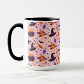 Mug Motif d'Halloween mou et rose (Gauche)