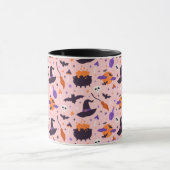 Mug Motif d'Halloween mou et rose (Centre)