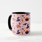 Mug Motif d'Halloween mou et rose (Devant gauche)