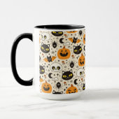 Mug Motif d'Halloween rétro (Gauche)