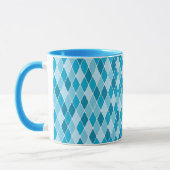 Mug Motif d'hiver de harlequin (Gauche)
