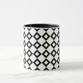 Mug Motif Diamant blanc et noir (Centre)