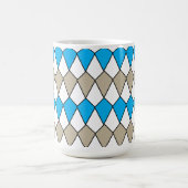 Mug Motif Diamant gris bleu mou (Centre)