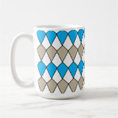 Mug Motif Diamant gris bleu mou (Gauche)