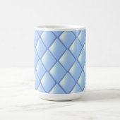 Mug Motif diamant matelassé bleu (Centre)