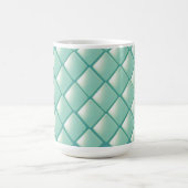 Mug Motif diamant matelassé sarcelle (Centre)